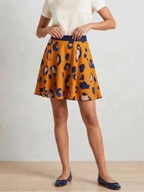 3.1 Philip Lim Animal Print A-Line Skater Skirt